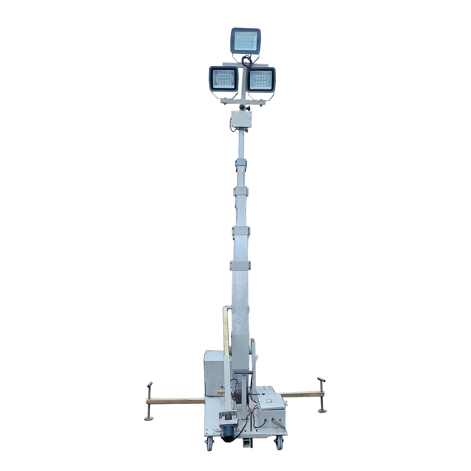 Mobile Circular Light Array Hybrid Mobile Lighting Tower - Sigma Search Lights Ltd